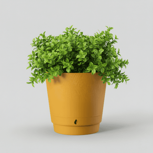 Pot avec réserve d'eau jaune Amarillo, 14,6-21,1 cm FANSA