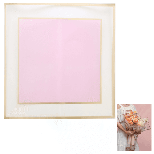 Hoja de papel floral lavanda, 58 x 58 cm (2 uds)