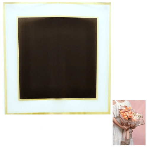 Hoja de papel grueso negra, 58 x 58 cm (2 uds)