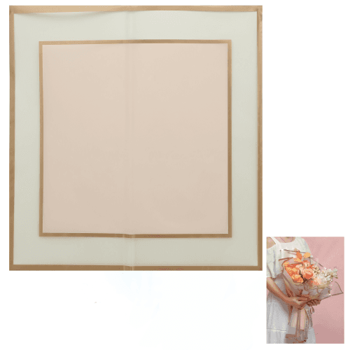 Hoja de papel grueso rosa claro, 58 x 58 cm (2 uds)