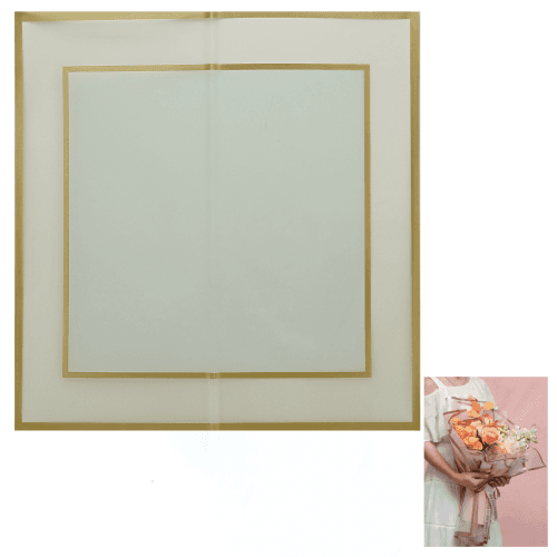 Hoja de papel grueso celeste, 58 x 58 cm (5 uds)