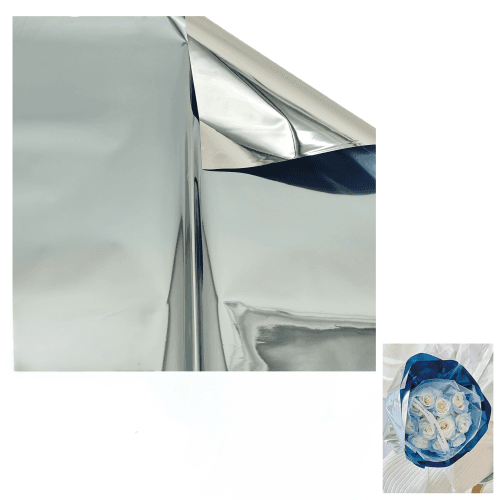 Hoja Metallic Light Blue