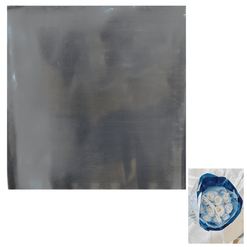 Hoja Metallic Grey