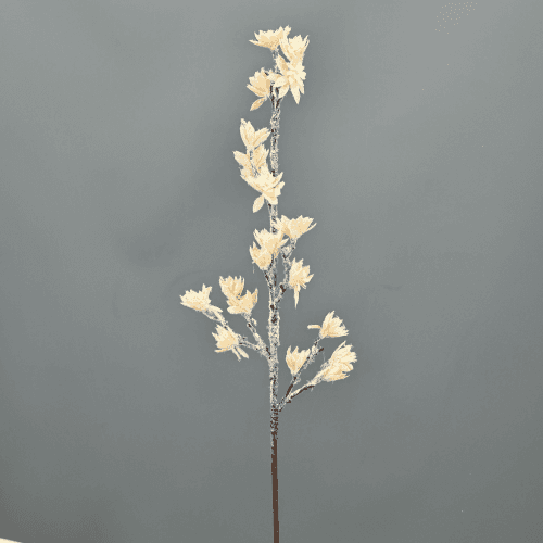 Tige Décorative Florale Artificielle, Fleur artificielle de 63 cm de long, lot de 6 unités