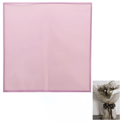 Hoja de papel estampada lavanda, 58 x 58 cm (2 uds)