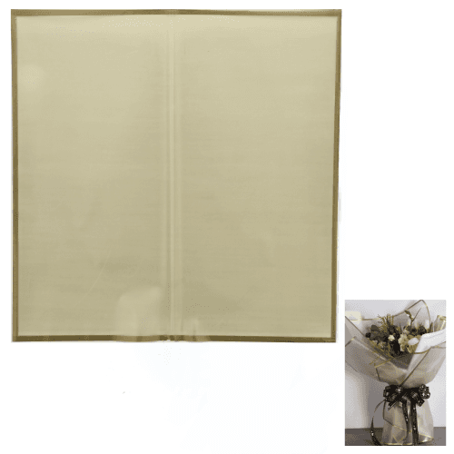 Hoja de papel estampada dorada Oro, 58 x 58 cm (2 uds)