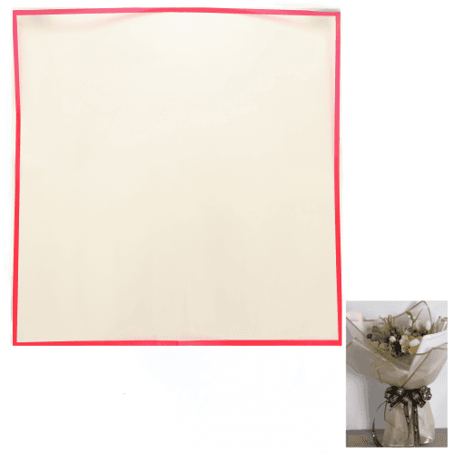 Hoja de papel estampada roja, 58 x 58 cm (2 uds)