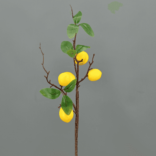 Rama Artificial de Limonero con Frutos