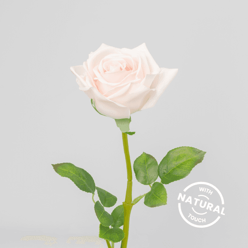 Rose Explorer Artificielle, Fleur artificielle de 55-61 cm de long, lot de 12-24 unités