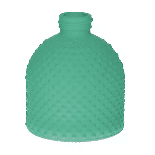 Botella de Cristal Mate Turquesa (Pack de 48), 9 cm