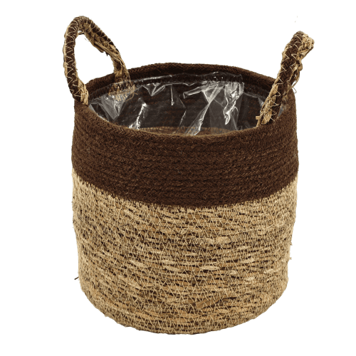 Cesta Decorativa de Zinc Leticia (Pequeña)