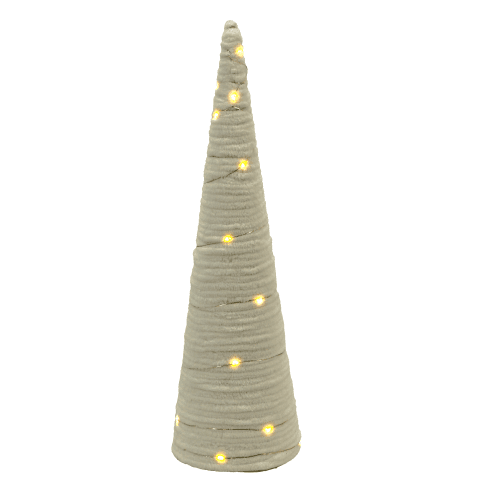 Llums nadalenques en con LED Blanco, 40 cm
