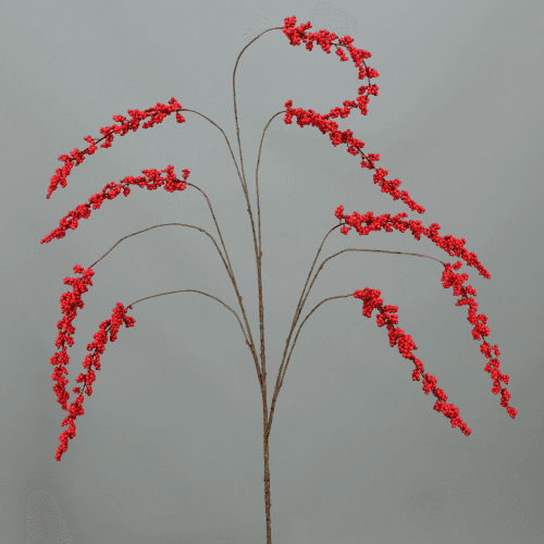 Branche de Baies Artificielles Rouge