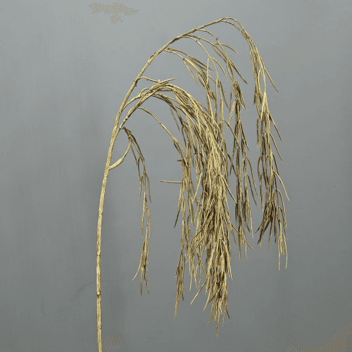 Gras Colgante Artificial Dorado