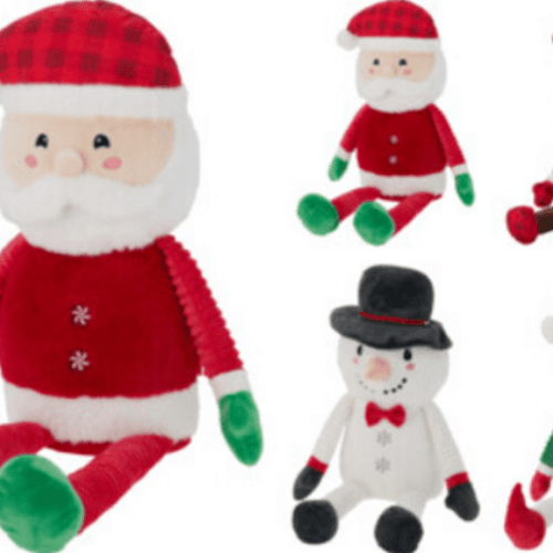 Ninot de figures nadalenques decoratiu Rojo/Blanco, 65 cm