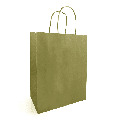 Saco de Papel Kraft Verde 90 g (pack de 50)