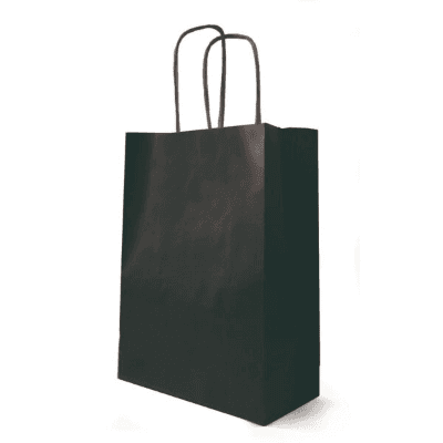Sac en Papier Kraft Noir 90 g (lot de 50)