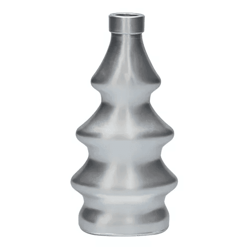 Botella de Cristal Borra Plata (Pack de 24), 20 cm