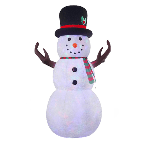 Ninot de Neu Inflable Blanco, 2,44 m