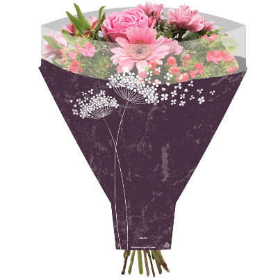 Blonda Decorativa Wishes Morada, 50 cm