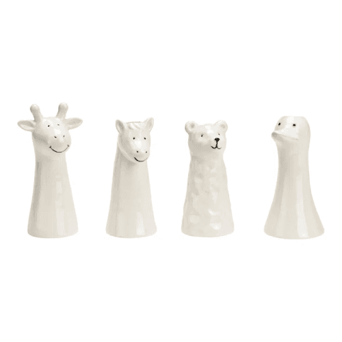 Jarrón Animales Mix x4