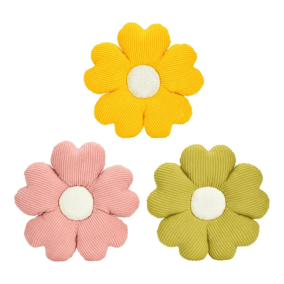 Almofada Pelúcia Floral Mixto, 34 cm