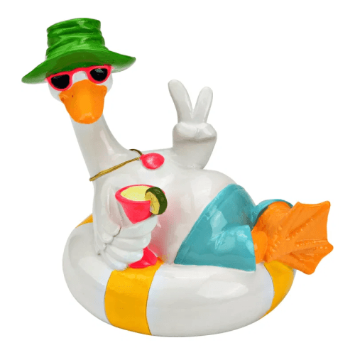 Figura de ceràmica ànec de jardí