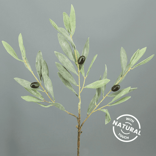 Olivier Artificiel Nature, Fleur artificielle de 49-100 cm de long, lot de 6-12 unités