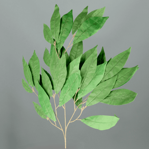 Lot de 4 branches artificielles Puer vertes, 0,7 m, Fleur artificielle de 1 cm de long, lot de 4 unités