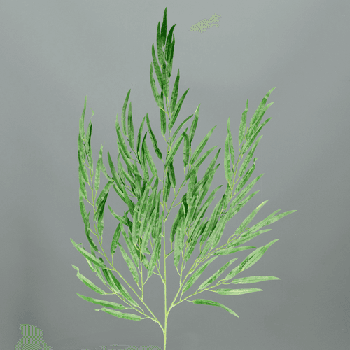 Pack de 2 ramas artificiales de sauce llorón verdes 0,7 m