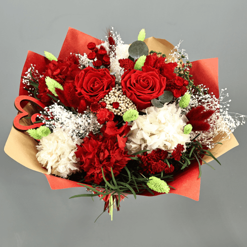 Ram de Flors Seques Valentino Vermell