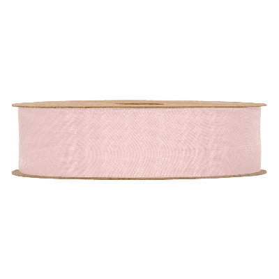 Cinta Organza Rosa Claro