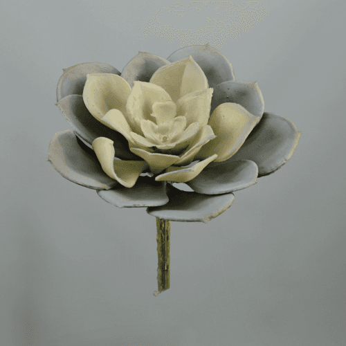 Lot de 3 ou 6 succulentes artificielles décoratives, Fleur artificielle de 11-19 cm de long, lot de 3-6 unités