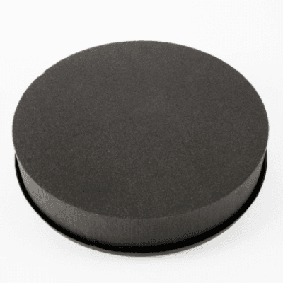 Pack de 2 esponjas florais almofada 28 cm Negro, 28 cm