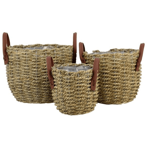 Set de 3 Cestas Decorativas Charly