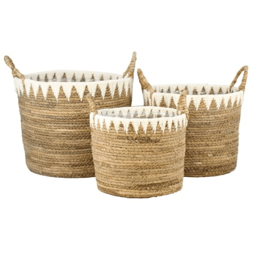 Set de 3 Cestas Decorativas Granada