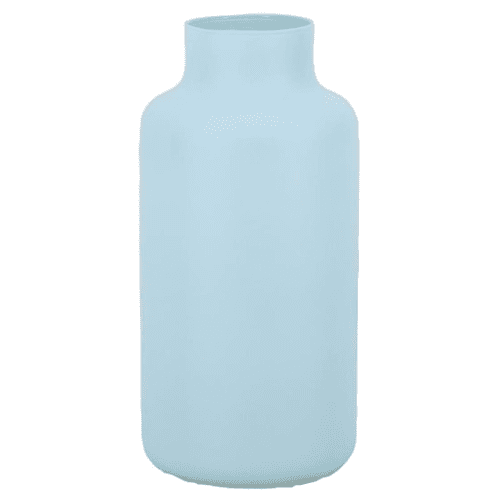 Vaso de Vidro de Cor Azul ou Rosa 15 cm (Pack de 6)