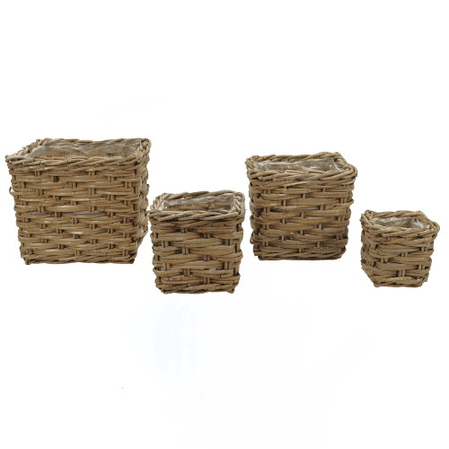 Set de 4 Cistelles Cúbiques Esglaonades