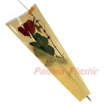 Blonda decorativa 'Abril' senyera para Sant Jordi Crema, 48 cm
