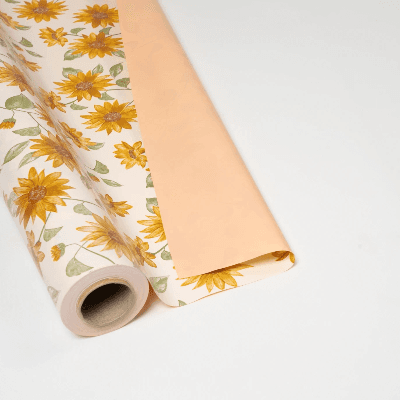Celofán Xirasoles Nacarado Blanco/Amarillo, 70 cm
