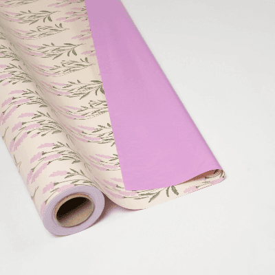 Celofán Planta Lavanda Nacarado Crema/Rosa, 70 cm