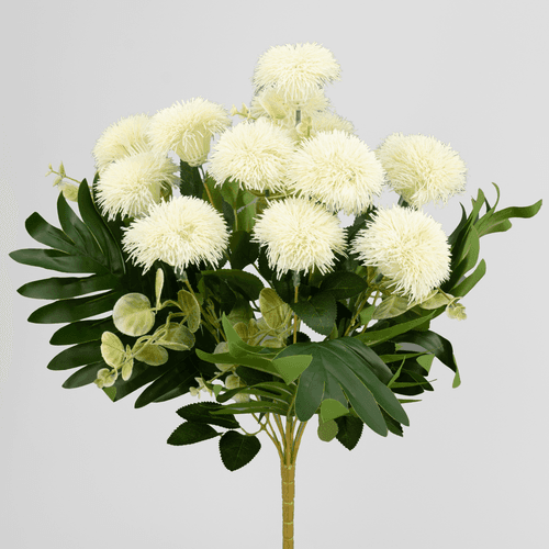Bouquet d'Ail d'Ornement Artificiel, Fleur artificielle de 47 cm de long, lot de 3 unités