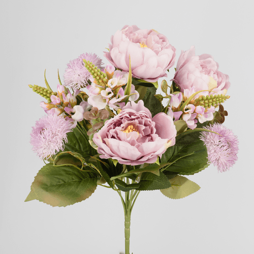 Bouquet de Pivoines Artificielles, Fleur artificielle de 51 cm de long, lot de 3 unités