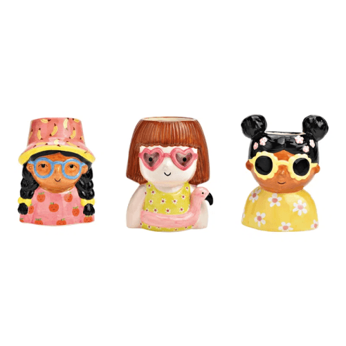 Cache-pot en Céramique Summer Girl Assorti