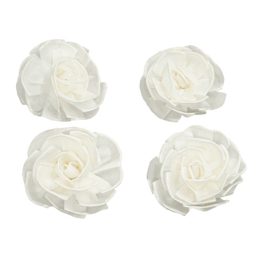 Flor de Shola Rosa Romántica Seca, Flor seca de 10-13 cm de largo