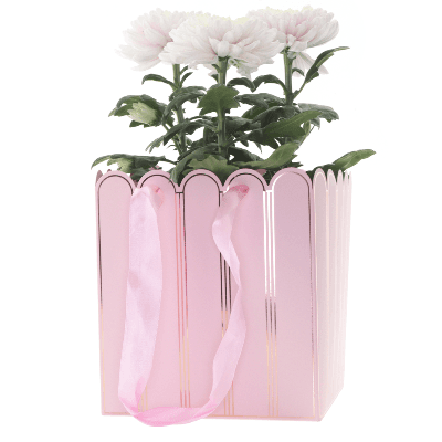 Saco de Presente Indy Rosa Claro 16 x 16 cm