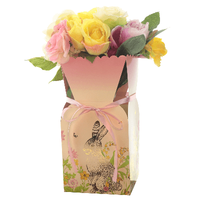 Base aquàtica Easter Garden rosa Rosa Claro, 13 x 13 x 26 cm (10 u.)