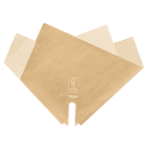 Pack de 50 rendas de papel natural 30 cm