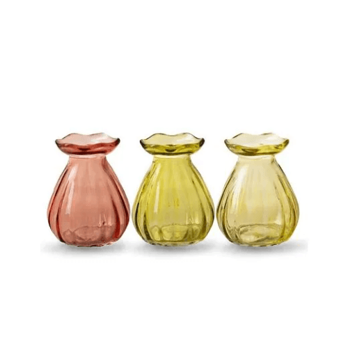 Pack de 48 ampolles de vidre soliflor mix 7 cm