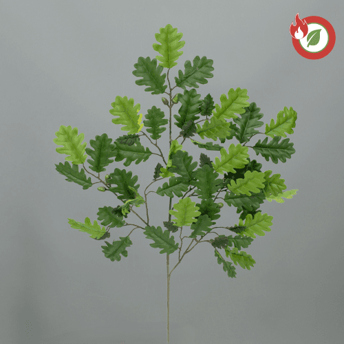 Rama de Roble Artificial Ignífuga (Juego de 2)